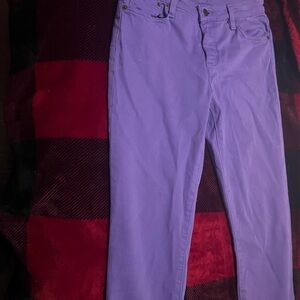 Women’s sz 8 Lauren Ralph Lauren purple jeans, 25 inch inseam